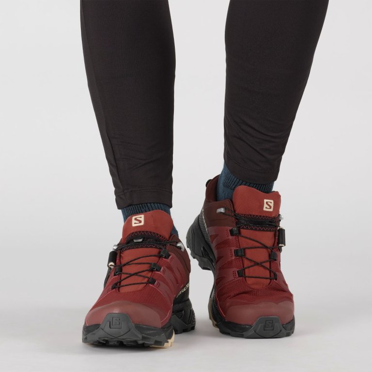 Кросівки Salomon X Ultra 4 GTX W - червоні/чорні