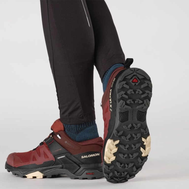 Кросівки Salomon X Ultra 4 GTX W - червоні/чорні