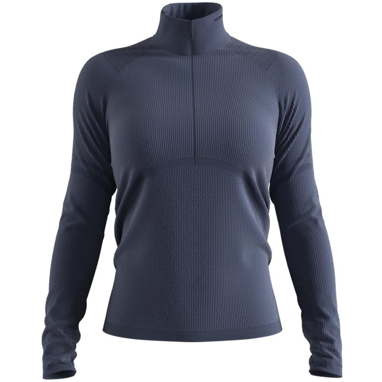 Футболка Salomon Essential Seamless W - синя