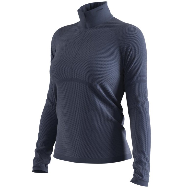 Футболка Salomon Essential Seamless W - синя