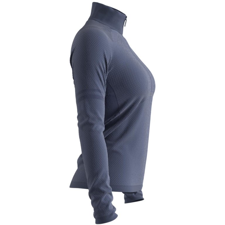 Футболка Salomon Essential Seamless W - синя