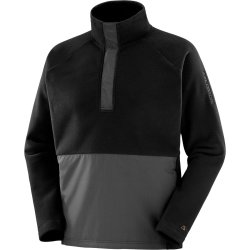 Кофта Salomon Outlife Polartec HZ - чорна