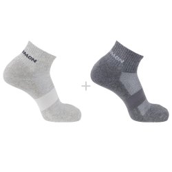 Шкарпетки Salomon Evasion Ankle 2-Pack Socks - сірі