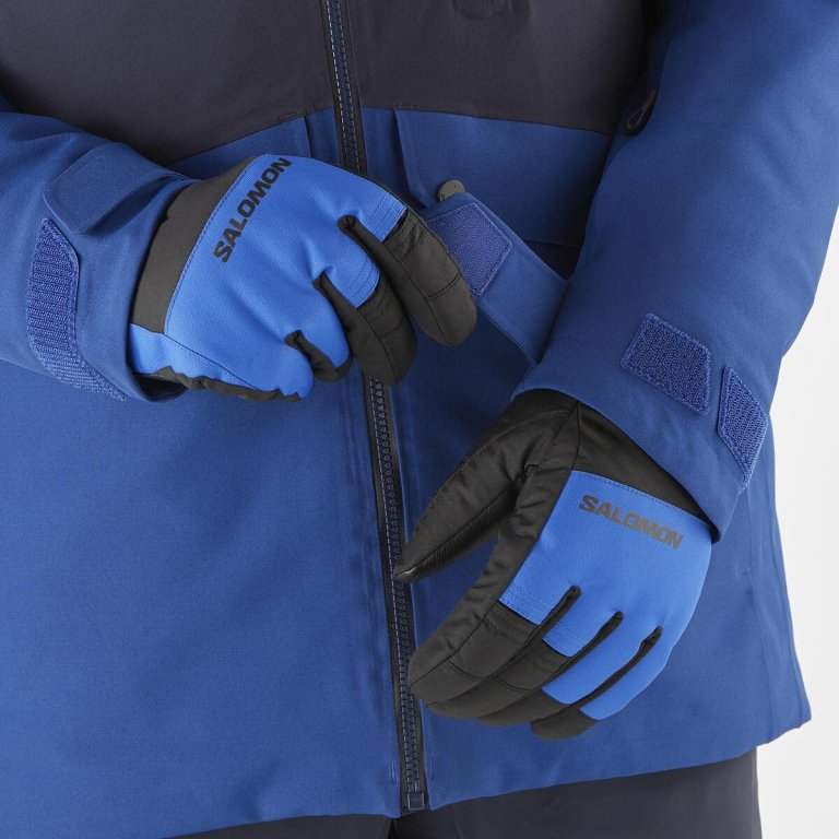 Куртка Salomon Untracked M Jacket - синя/чорна