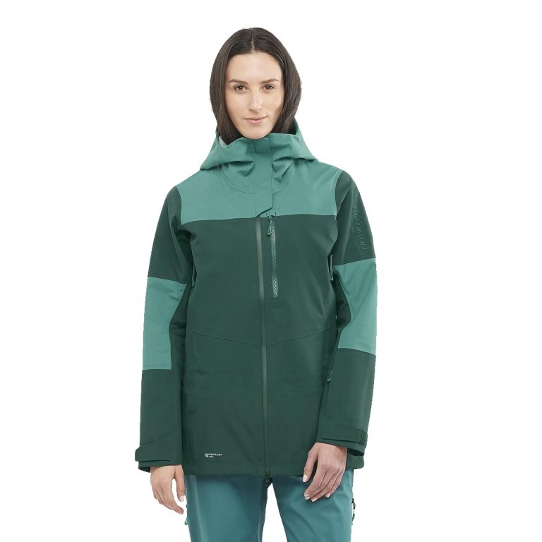 Куртка Salomon Stance 3L Jacket W - зелена