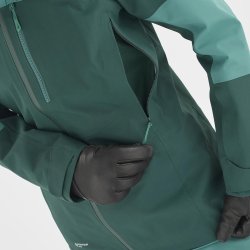 Куртка Salomon Stance 3L Jacket W - зелена