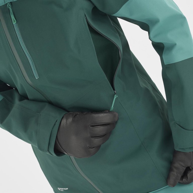 Куртка Salomon Stance 3L Jacket W - зелена