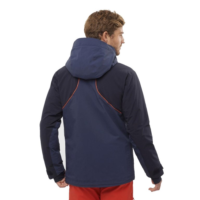 Куртка Salomon Brilliant JKT M - синя/червона