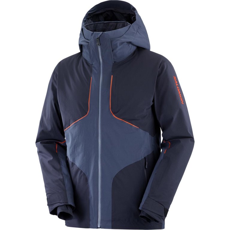Куртка Salomon Brilliant JKT M - синя/червона