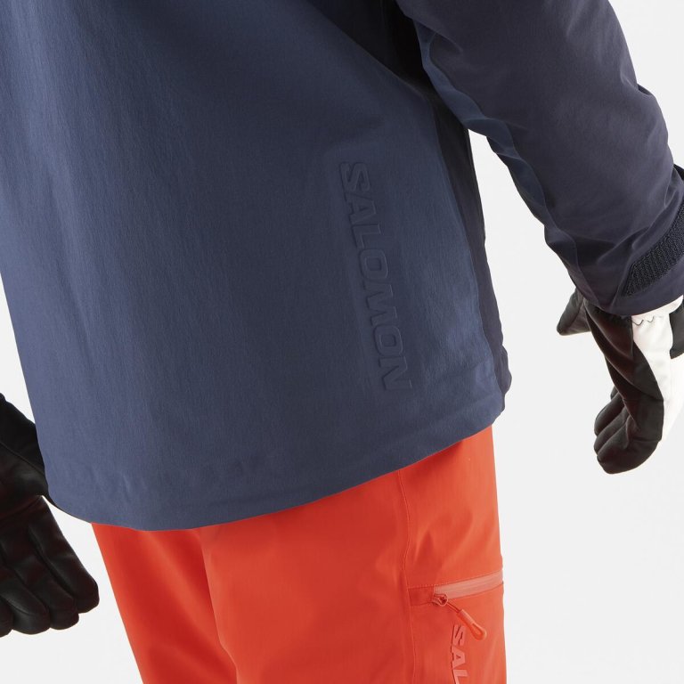 Куртка Salomon Brilliant JKT M - синя/червона