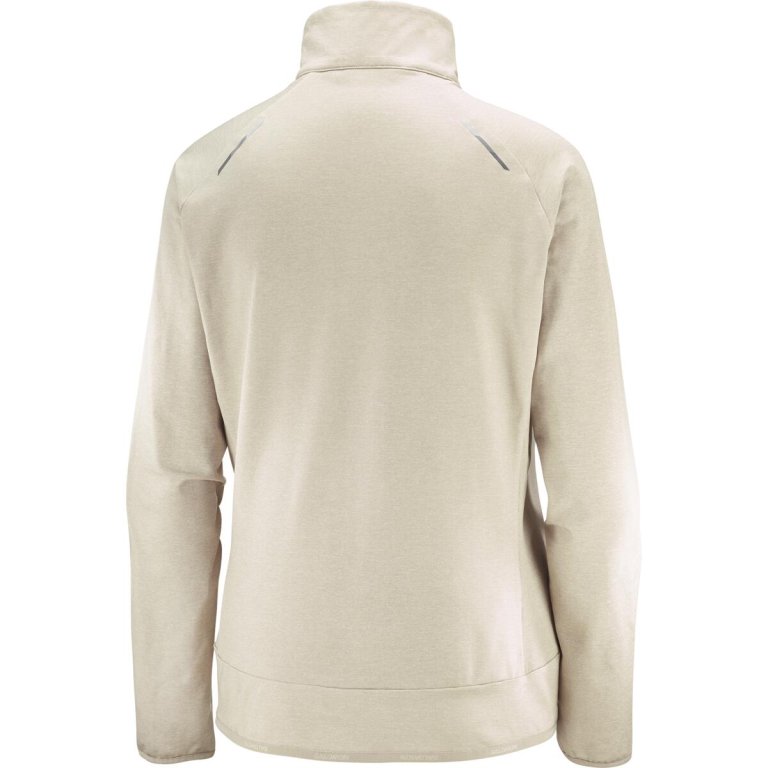 Куртка Salomon MTN Hybrid Mid W Jacket - бежево-фіолетова