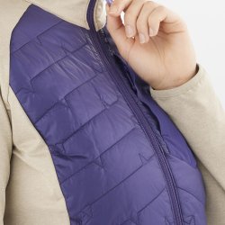 Куртка Salomon MTN Hybrid Mid W Jacket - бежево-фіолетова