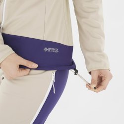 Куртка Salomon MTN GTX® Softshell JKT W - бежевий/фіолетовий