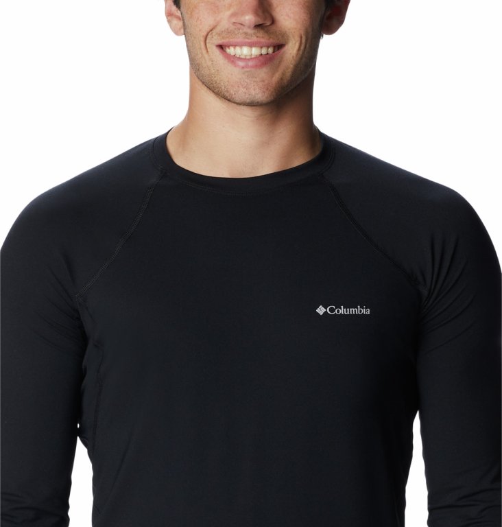 Футболка Columbia Midweight Stretch Long Sleeve Top M - чорний