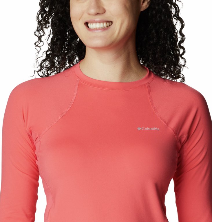 Tričko Columbia Midweight Stretch Long Sleeve Top W - lososová
