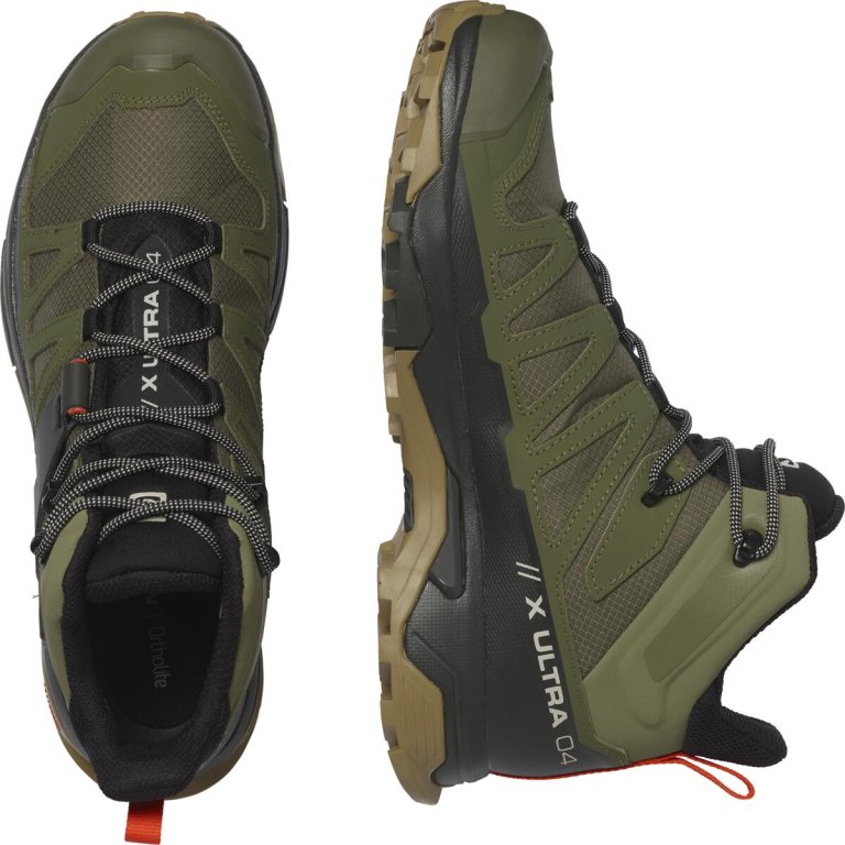 Взуття Salomon X Ultra 4 Mid GTX M - зелені/чорні