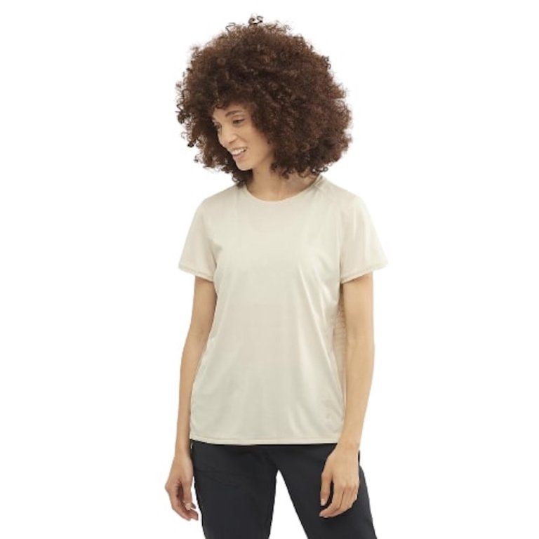 Футболка Salomon Outline Summer SS Tee W - бежева
