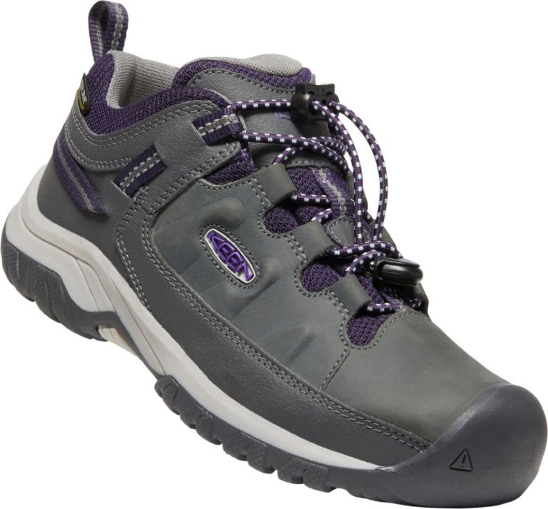 Взуття дитяче Keen Targhee Low WP J - сіре/фіолетове
