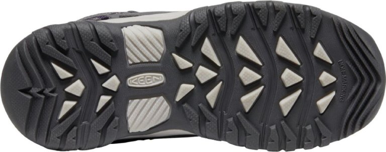 Взуття дитяче Keen Targhee Low WP J - сіре/фіолетове