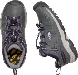 Взуття дитяче Keen Targhee Low WP J - сіре/фіолетове