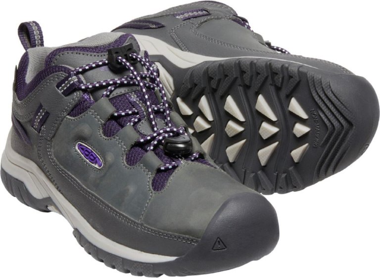 Взуття дитяче Keen Targhee Low WP J - сіре/фіолетове