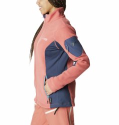 Світшот Columbia Titan Pass™ 2.0 II Fleece W - лосось/темно-синій