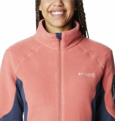 Світшот Columbia Titan Pass™ 2.0 II Fleece W - лосось/темно-синій