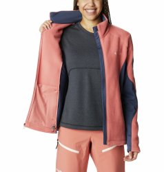 Світшот Columbia Titan Pass™ 2.0 II Fleece W - лосось/темно-синій