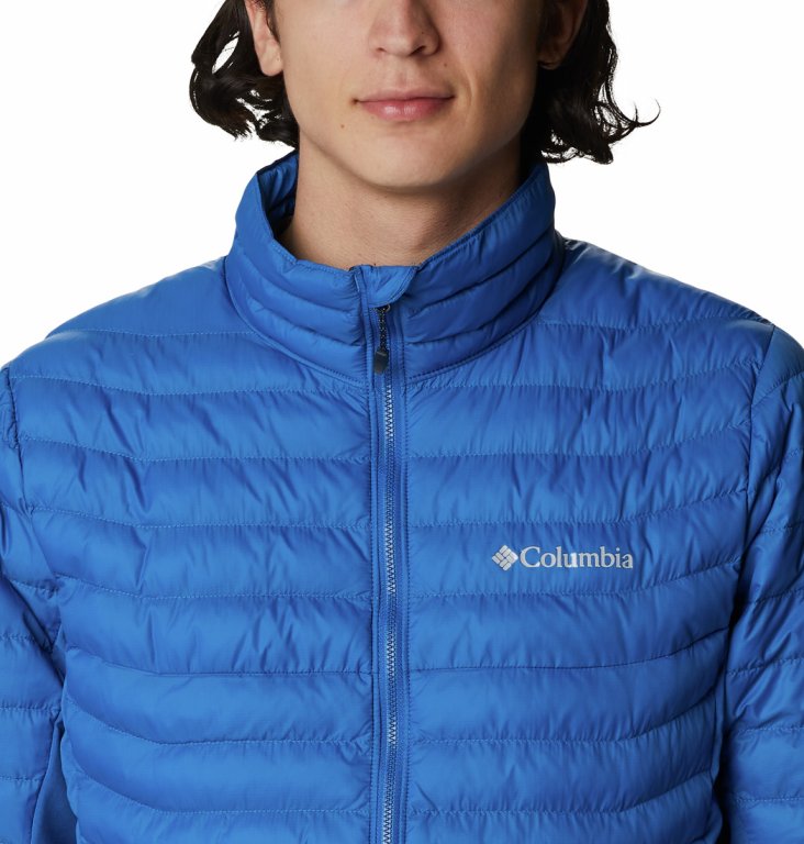 Bunda Columbia Powder Pass™ Jacket M - modrá