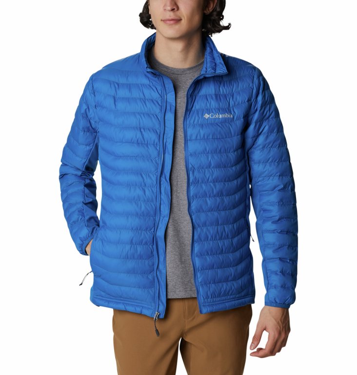 Bunda Columbia Powder Pass™ Jacket M - modrá
