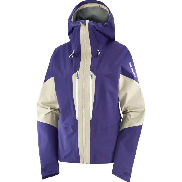 Куртка Salomon Mountain GTX 3L Jacket W - фіолетова