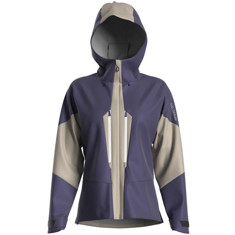 Куртка Salomon Mountain GTX 3L Jacket W - фіолетова