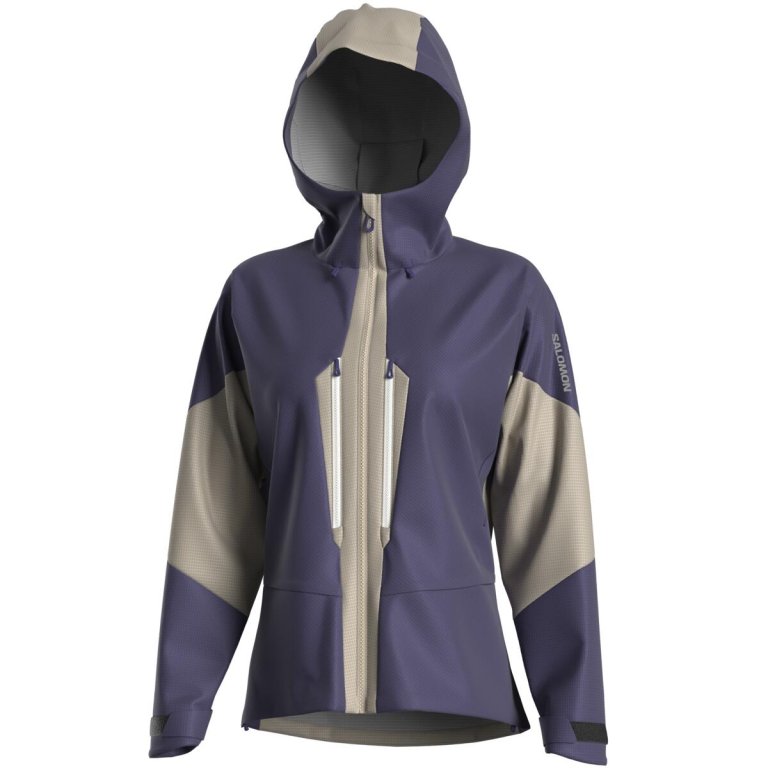 Куртка Salomon Mountain GTX 3L Jacket W - фіолетова