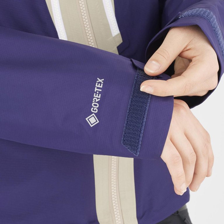 Куртка Salomon Mountain GTX 3L Jacket W - фіолетова