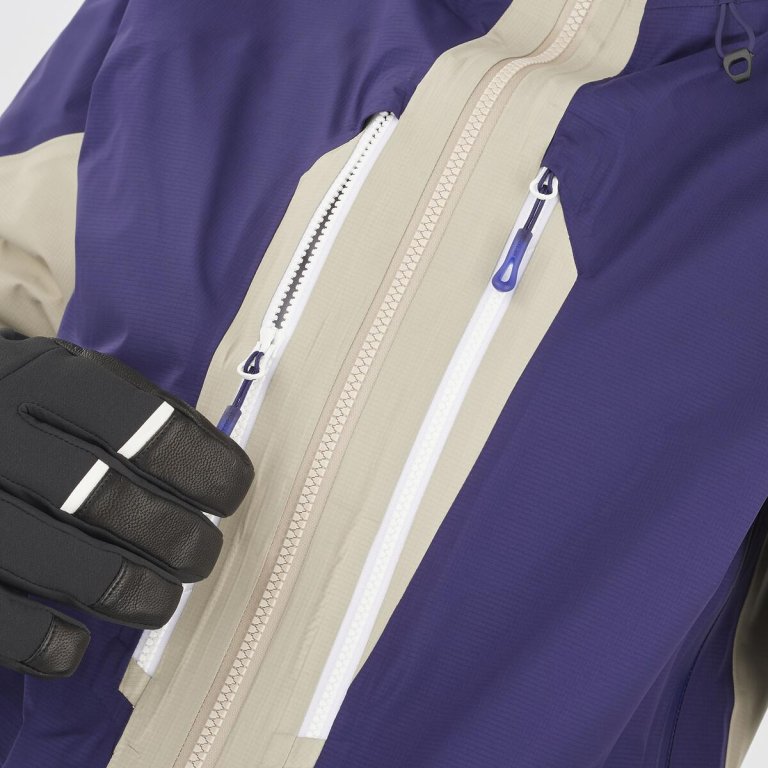 Куртка Salomon Mountain GTX 3L Jacket W - фіолетова