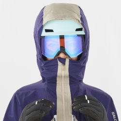 Куртка Salomon Mountain GTX 3L Jacket W - фіолетова