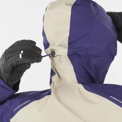 Куртка Salomon Mountain GTX 3L Jacket W - фіолетова