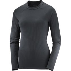 Футболка Salomon Essential Warm LS Top W - чорна