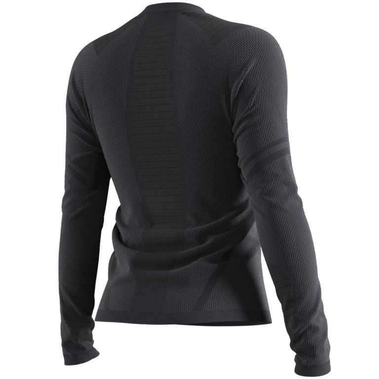 Футболка Salomon Essential Warm LS Top W - чорна