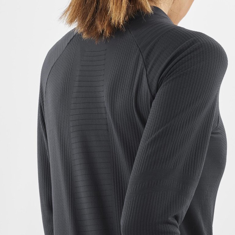 Футболка Salomon Essential Warm LS Top W - чорна
