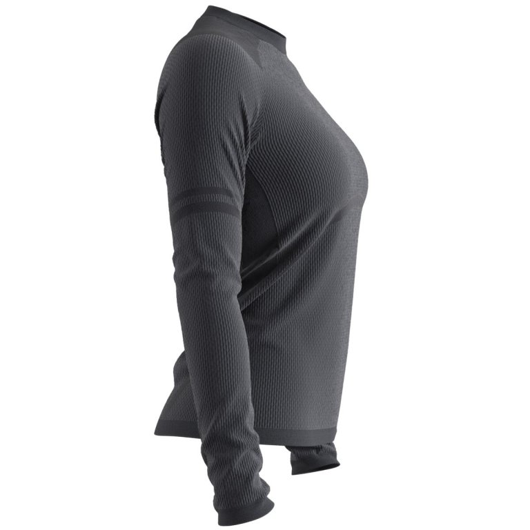 Футболка Salomon Essential Warm LS Top W - чорна