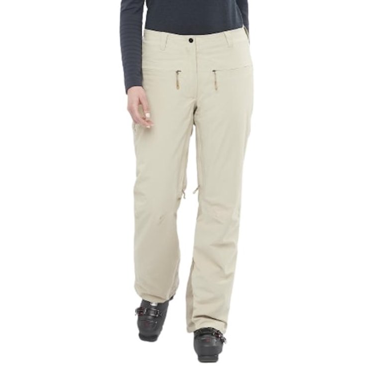 Штани Salomon Brilliant Pants (стандартна довжина) W - бежевий