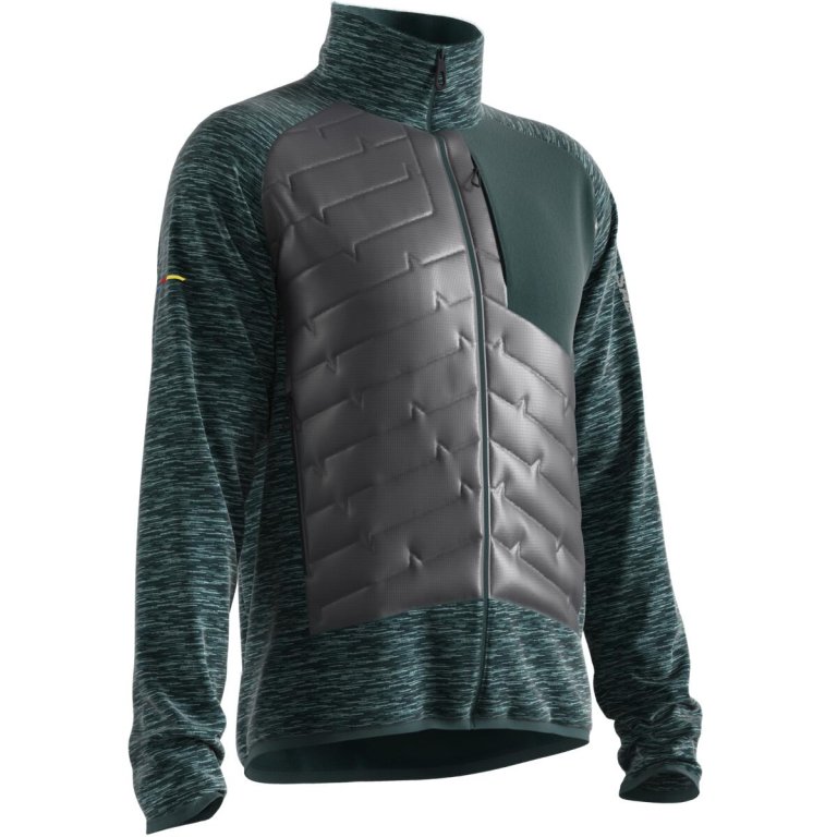Куртка Salomon Mountain Hybrid Mid M Jacket - зелена