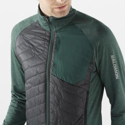 Куртка Salomon Mountain Hybrid Mid M Jacket - зелена