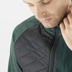 Куртка Salomon Mountain Hybrid Mid M Jacket - зелена