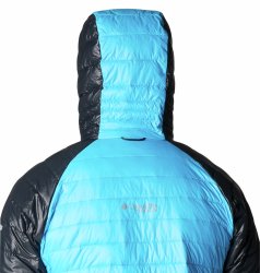 Bunda Columbia Platinum Peak™ Hooded Jacket M - modrá/černá