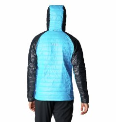 Bunda Columbia Platinum Peak™ Hooded Jacket M - modrá/černá