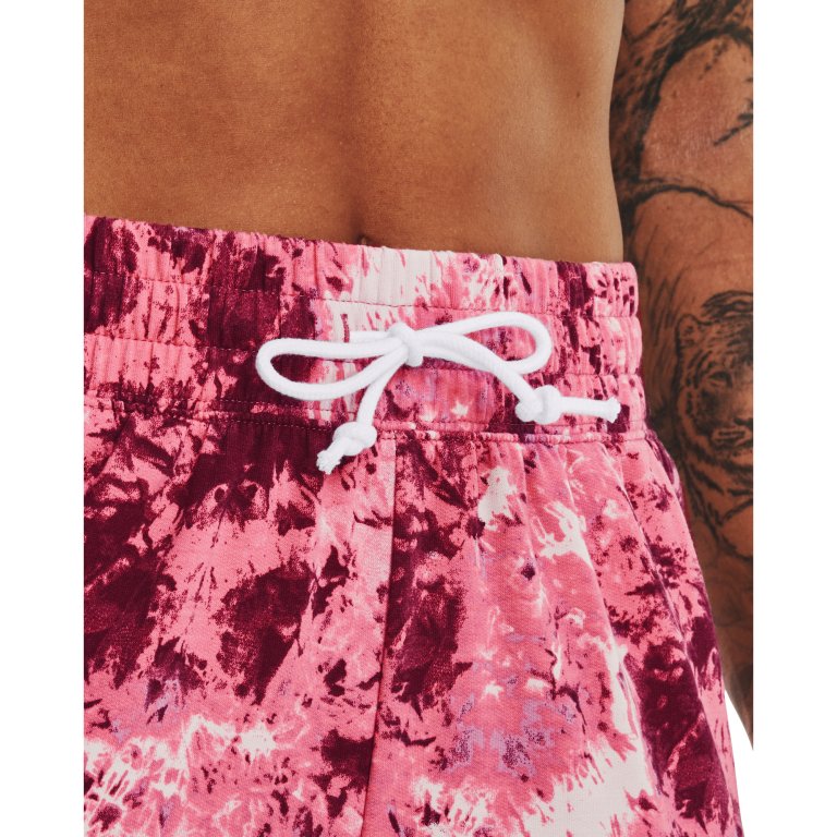 Штани спортивні жіночі Under Armour Rival Terry Print Jogger W - рожеві