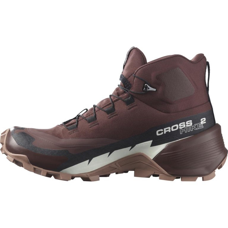 Взуття Salomon Cross Hike Mid GTX 2 W - коричневий