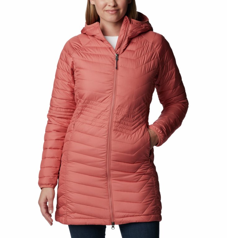 Куртка Columbia Powder Lite™ Mid Jacket W - темна пудра